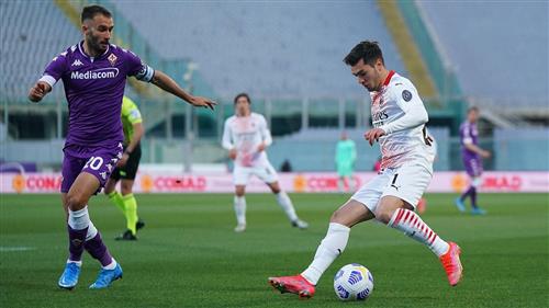 Fiorentina gegen AC Mailand