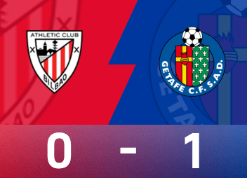 Spielbericht der La Liga: Mayoral siegt mit einem Schlag, Getafe besiegt Bibao mit 1:0