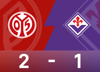Spielbericht der UEFA Champions League: Lee Jae-sung führt den Ball zum letzten Schuss, Mainz – Fiorentina 2:1