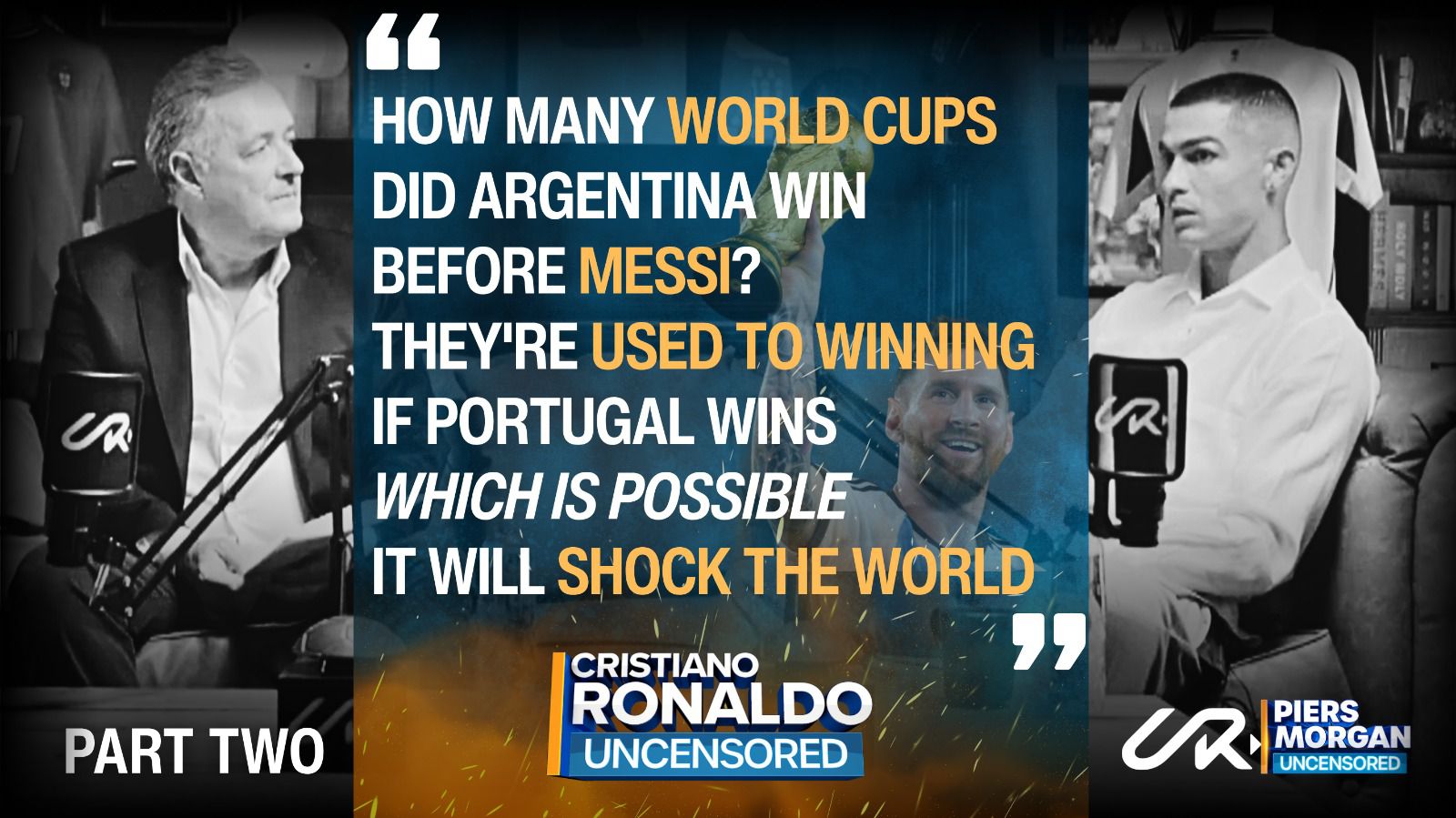 Vorschau auf das Interview mit Cristiano Ronaldo: Wie viele Weltmeisterschaften hat Argentinien vor Messi gewonnen? Portugal wird die Welt schockieren