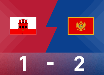WM-Vorbericht: Adzic schießt einen Freistoß und Montenegro besiegt Gibraltar mit 2:1